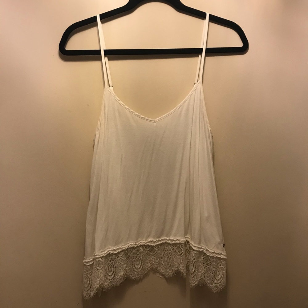 American Eagle white tank top (M)